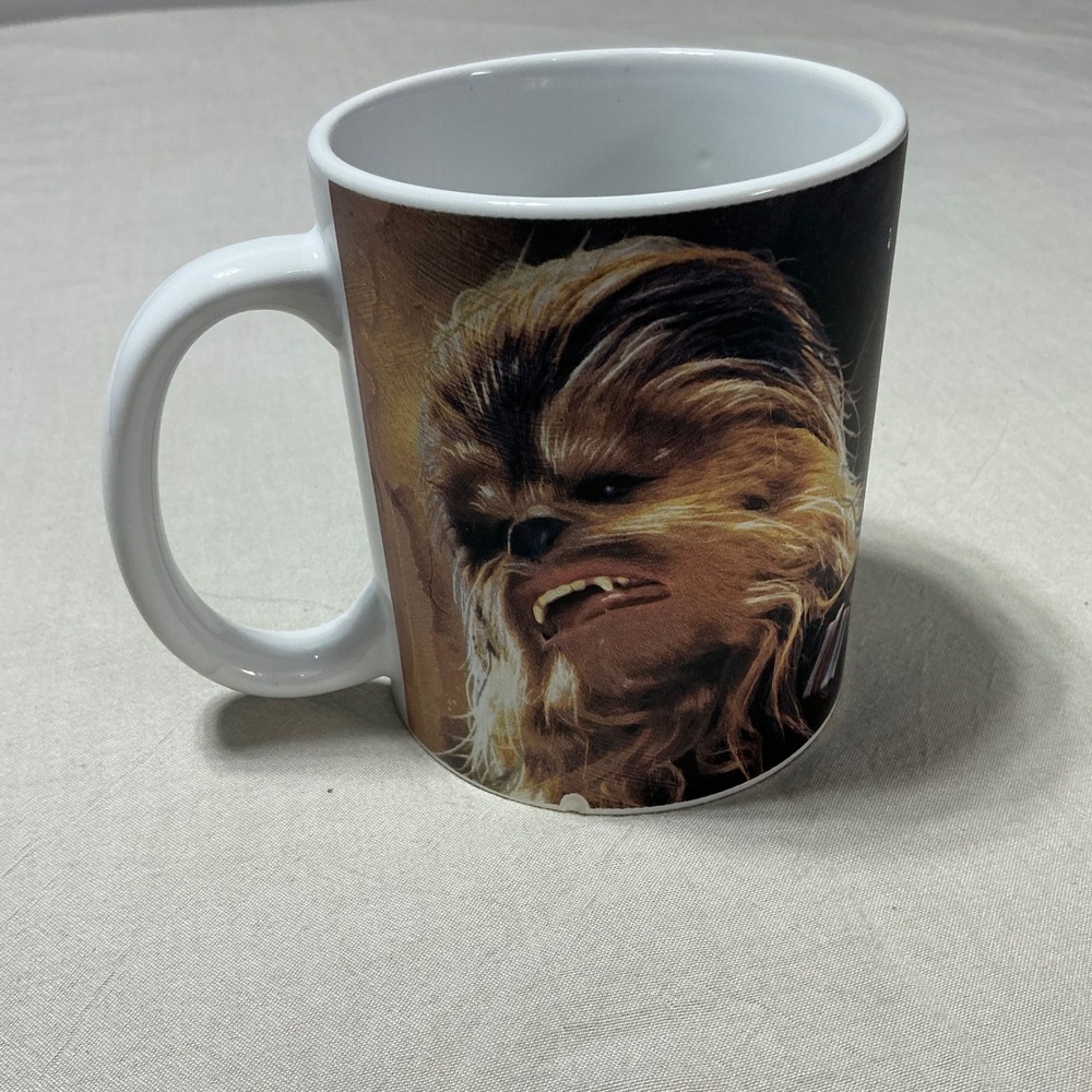 Star Wars Chewbacca Millennium Falcon Coffee Mug Galerie‎ Ceramic White 11oz
